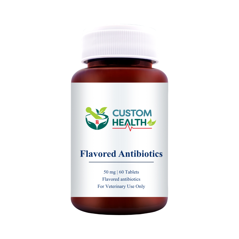 Flavored antibiotics