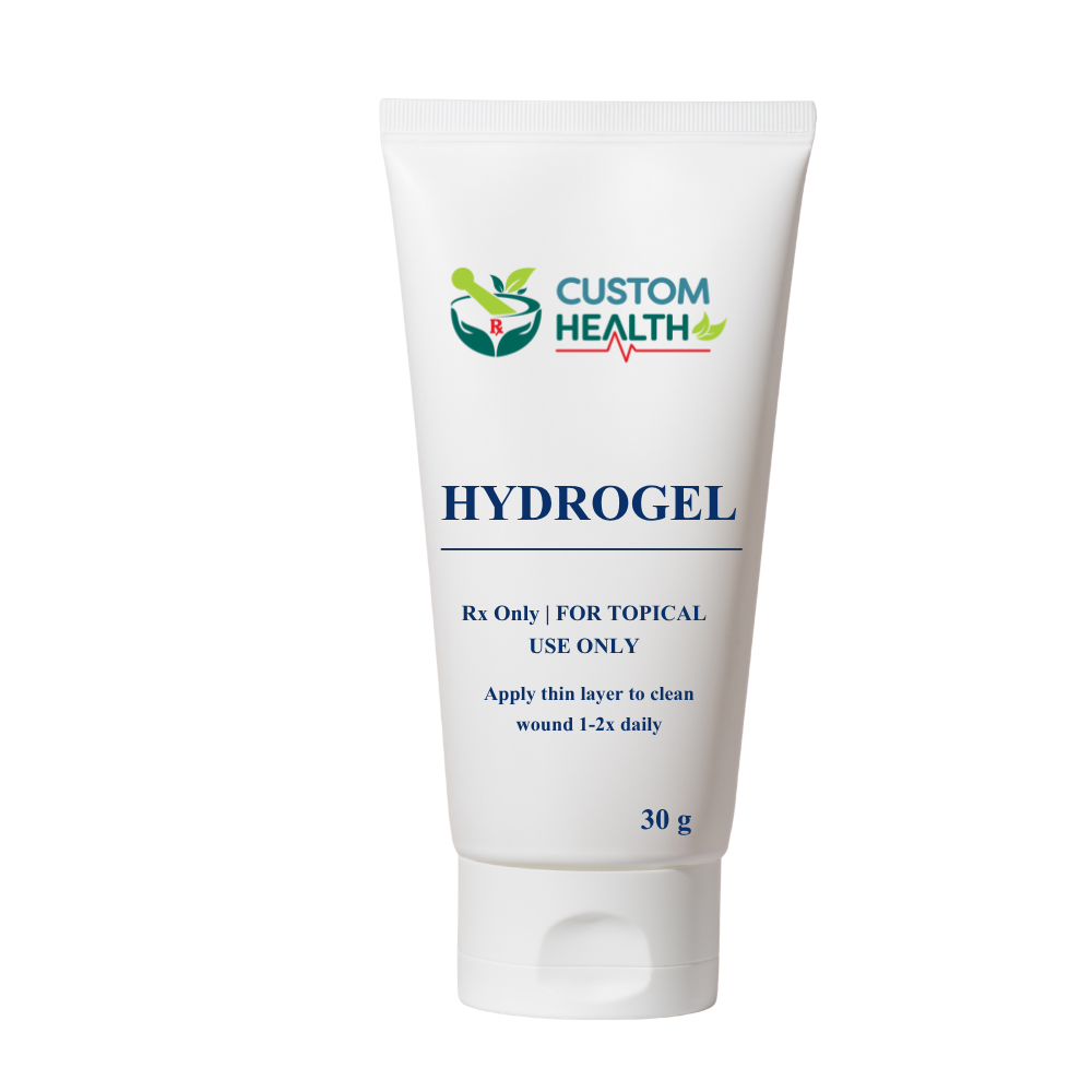 Hydrogel/moisture retaining wound formulations